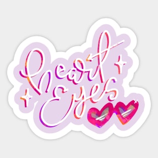 Heart Eyes Sticker